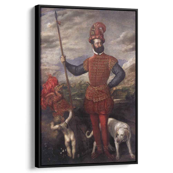 Man in Military Costume (1552) by Titian