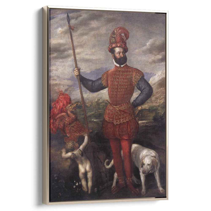 Man in Military Costume (1552) by Titian