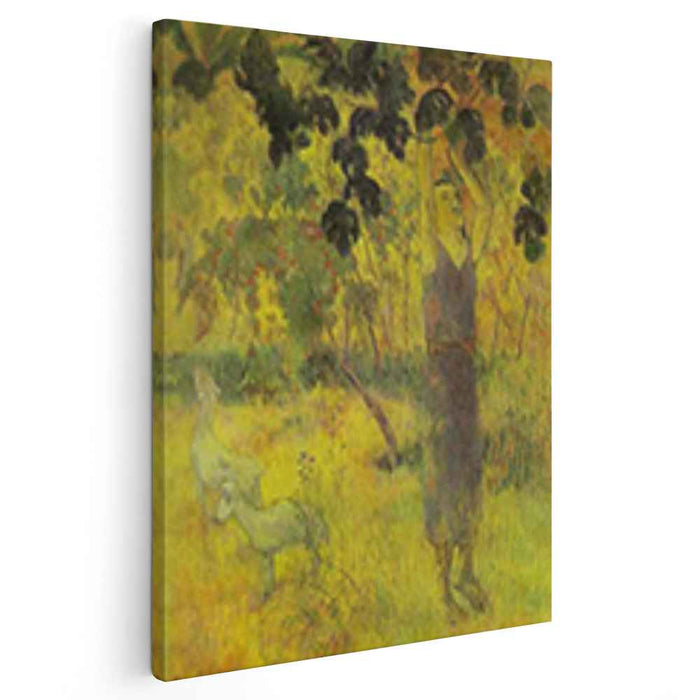 Man Picking Fruit from a Tree (1897) by Paul Gauguin