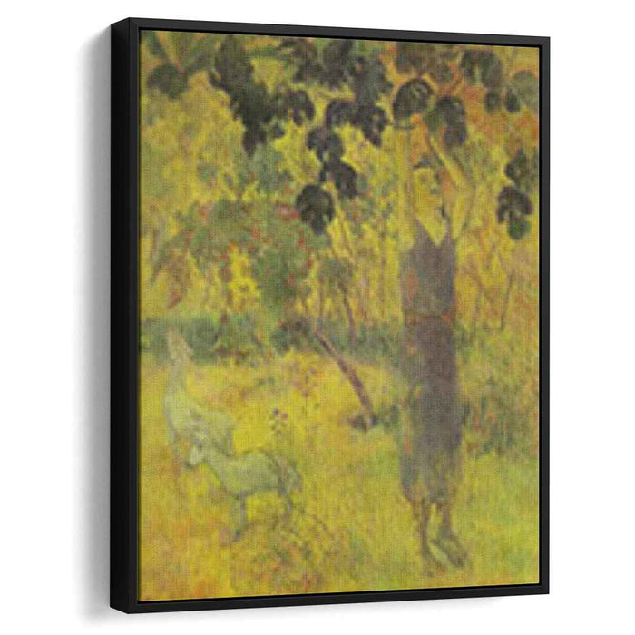 Man Picking Fruit from a Tree (1897) by Paul Gauguin