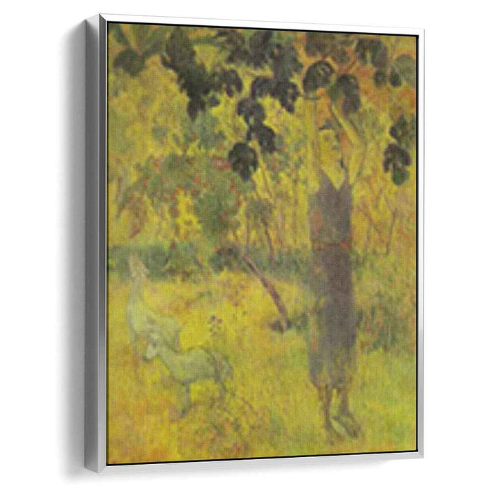 Man Picking Fruit from a Tree (1897) by Paul Gauguin