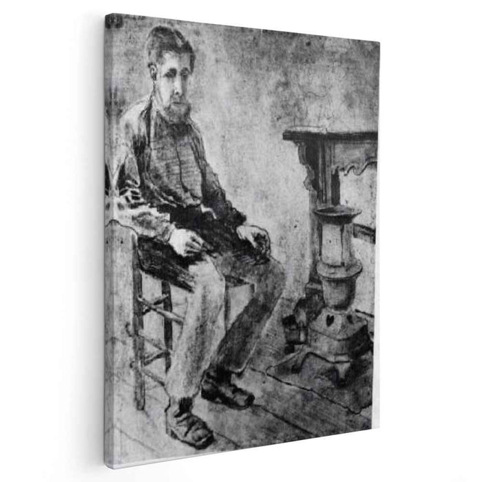 Man Sitting by the Stove The Pauper (1882) by Vincent van Gogh