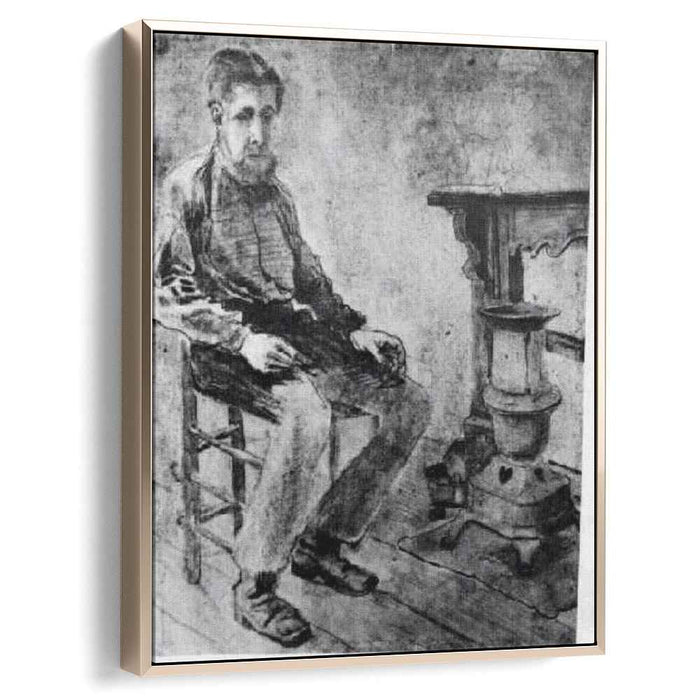 Man Sitting by the Stove The Pauper (1882) by Vincent van Gogh