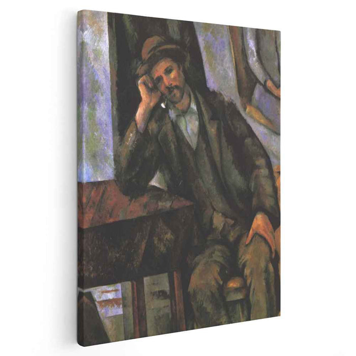 Man Smoking a Pipe (1902) by Paul Cezanne