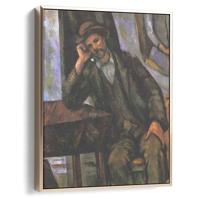 Man Smoking a Pipe (1902) by Paul Cezanne