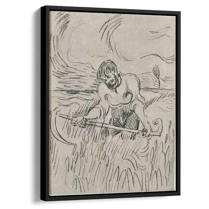 Man with Scythe in Wheat Field (1890) by Vincent van Gogh