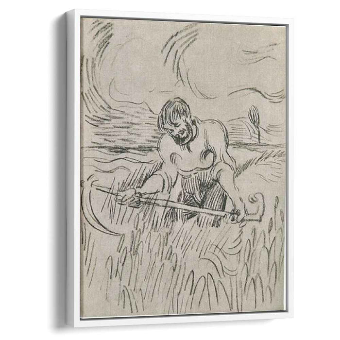 Man with Scythe in Wheat Field (1890) by Vincent van Gogh