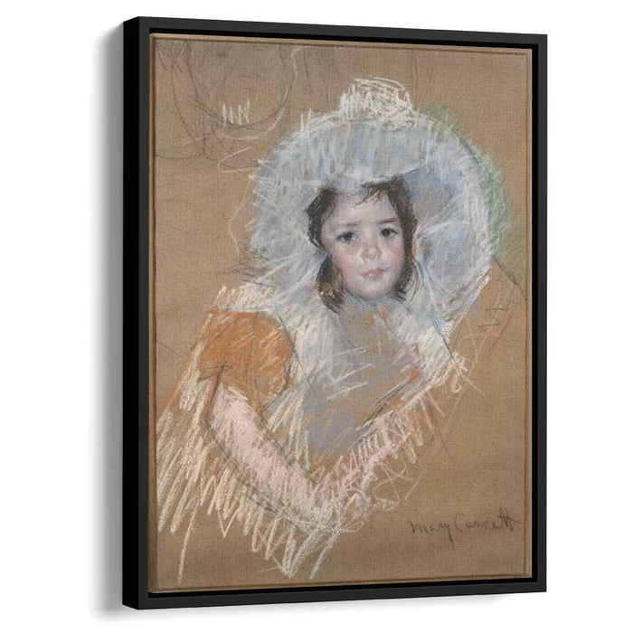 Margot Lux with a wide hat by Mary Cassatt