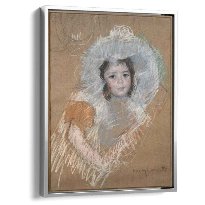 Margot Lux with a wide hat by Mary Cassatt