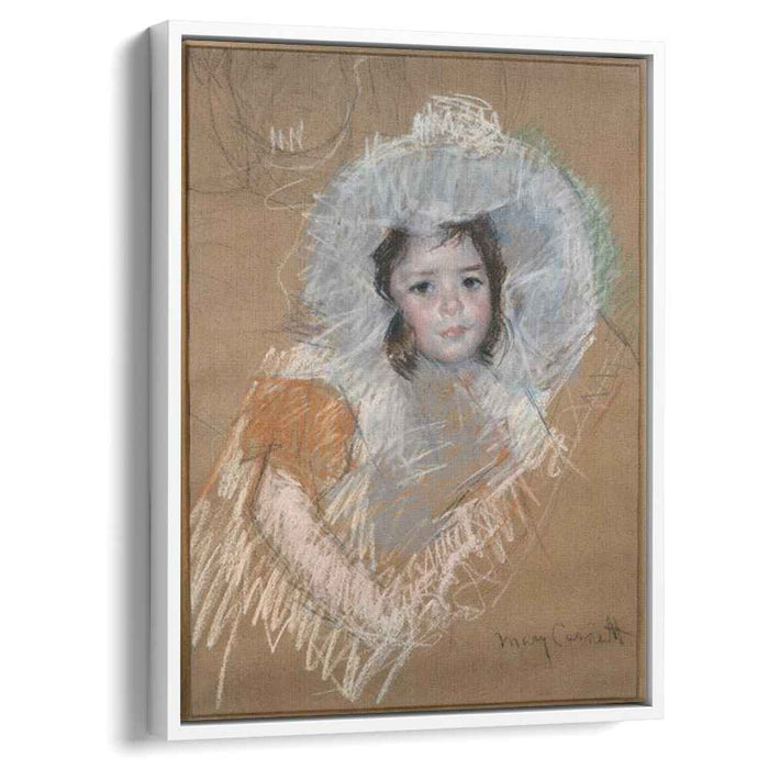 Margot Lux with a wide hat by Mary Cassatt