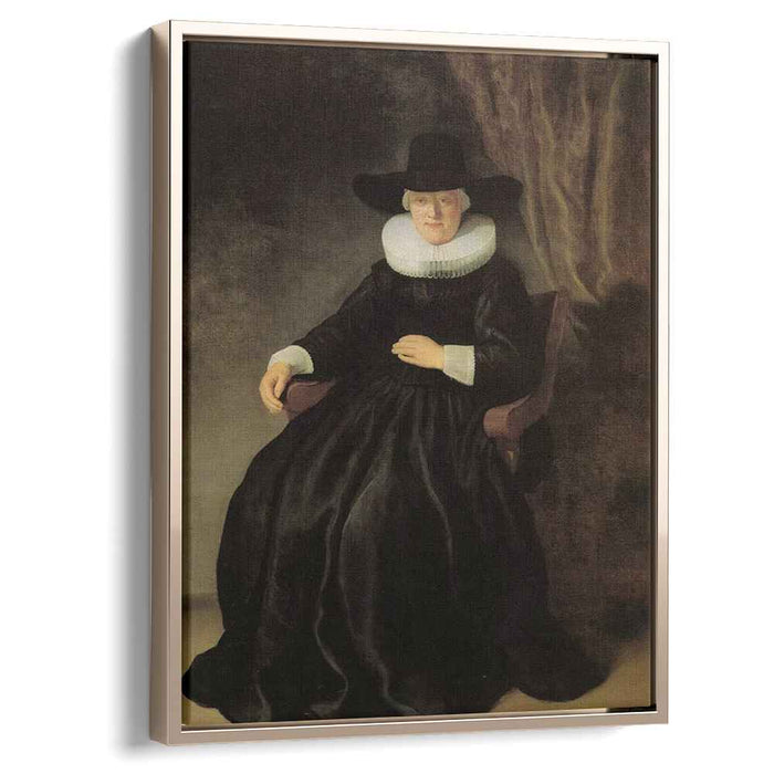 Maria Bockennolle, Wife of Johannes Elison by Rembrandt