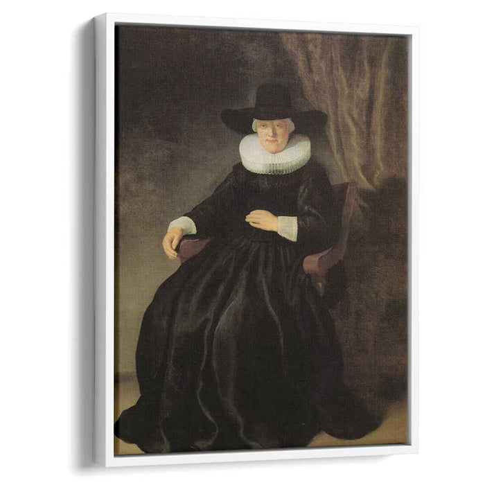 Maria Bockennolle, Wife of Johannes Elison by Rembrandt