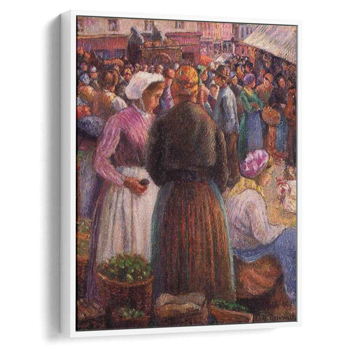 Market at Pontoise (1895) by Camille Pissarro