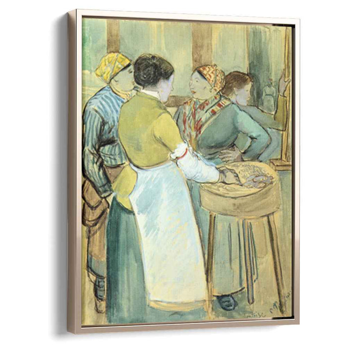 Market at Pontoise (1882) by Camille Pissarro