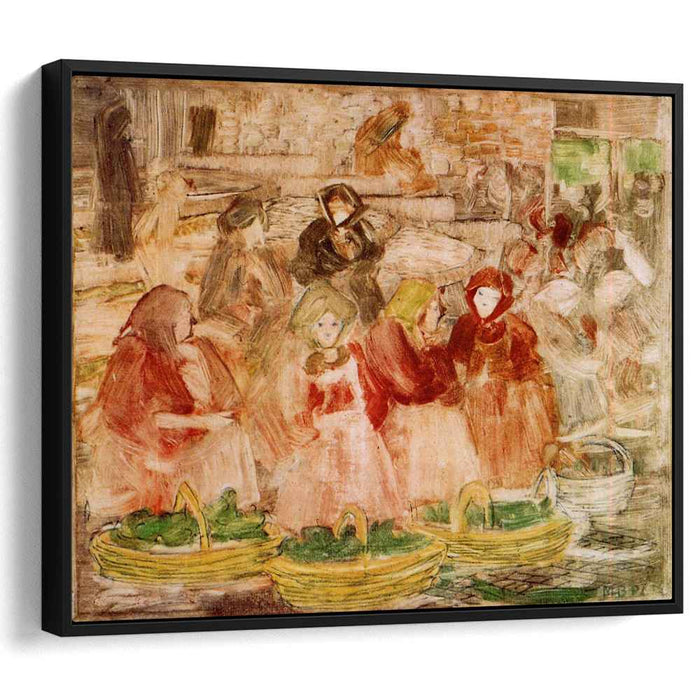 Market Scene (1899) by Maurice Prendergast