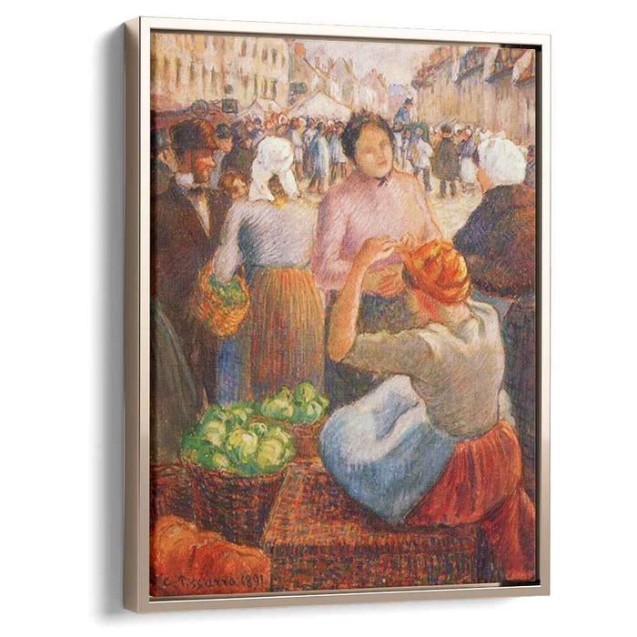 Marketplace, Gisors by Camille Pissarro