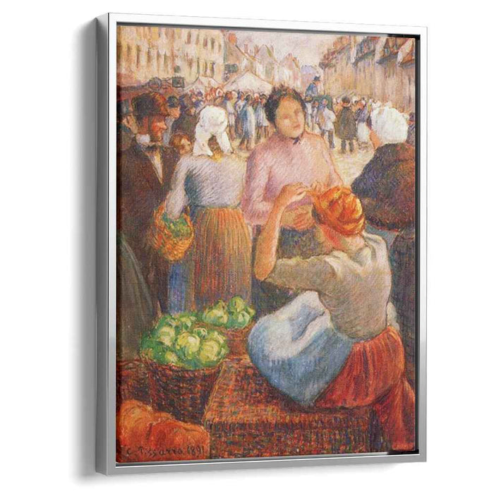 Marketplace, Gisors by Camille Pissarro