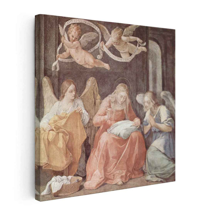 Mary and angels (1611) by Guido Reni