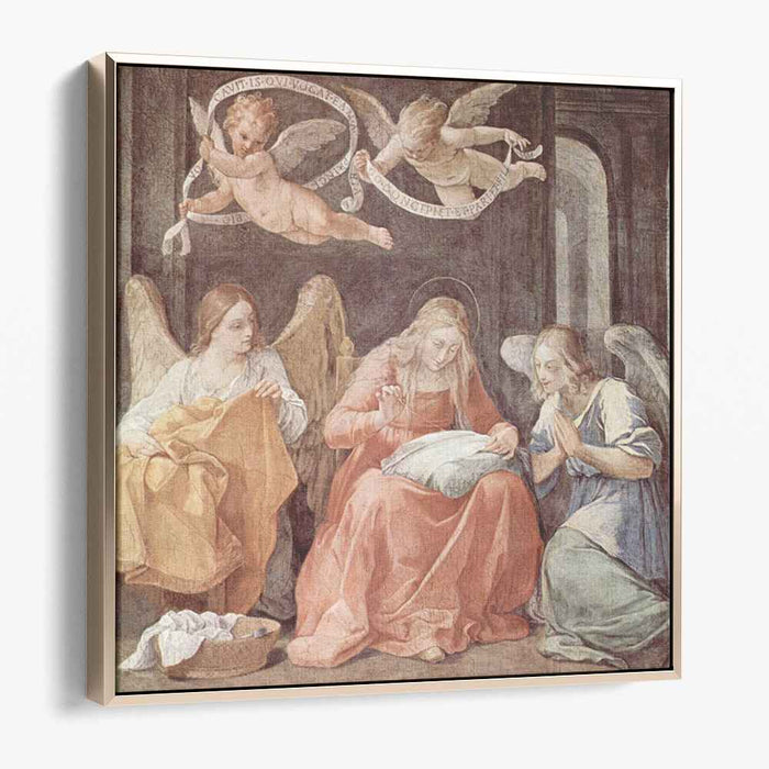 Mary and angels (1611) by Guido Reni