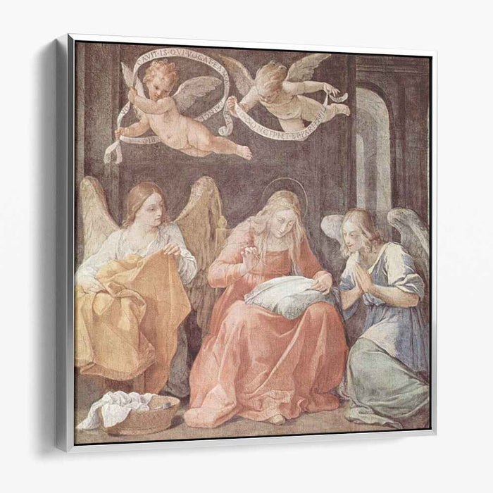 Mary and angels (1611) by Guido Reni