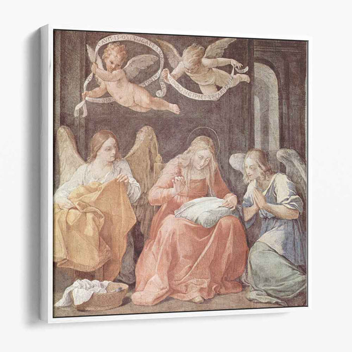 Mary and angels (1611) by Guido Reni