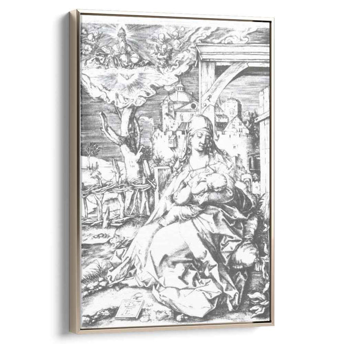 Mary at the gate (1520) by Albrecht Durer