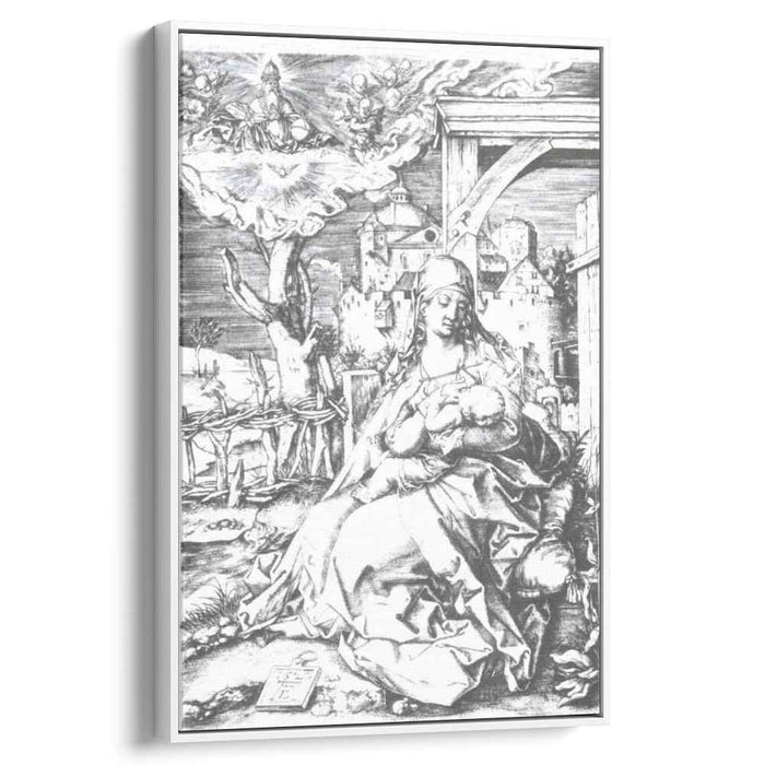 Mary at the gate (1520) by Albrecht Durer