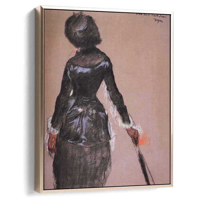 Mary Cassatt at the Louvre (study) by Edgar Degas