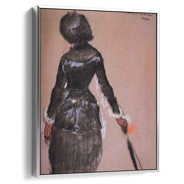 Mary Cassatt at the Louvre (study) by Edgar Degas