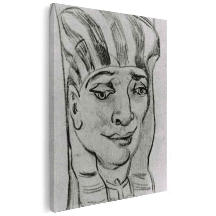 Mask of an Egyptian Mummy 4 (1889) by Vincent van Gogh