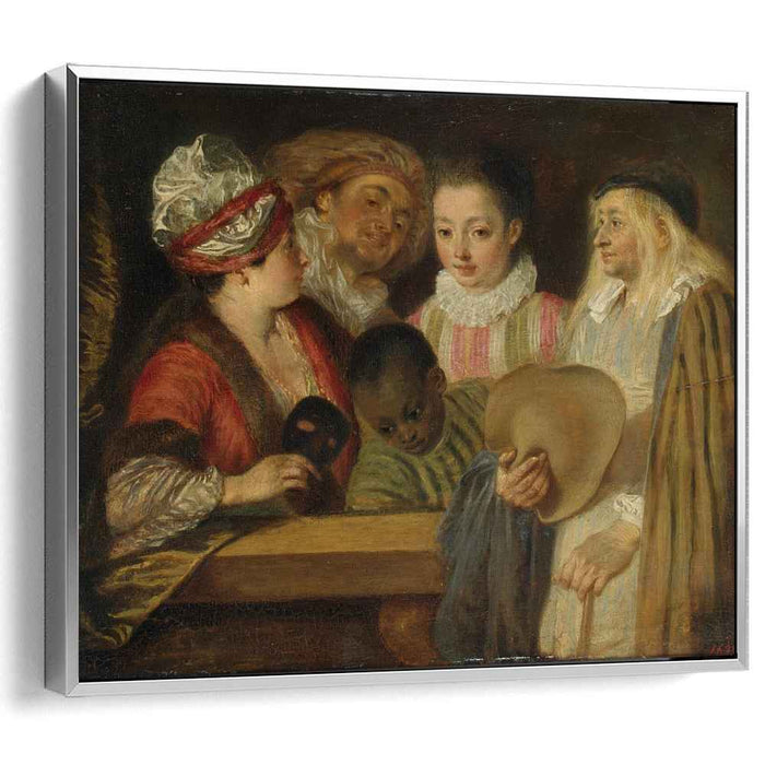Masquerade (1717) by Antoine Watteau