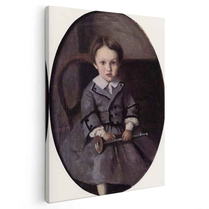 Maurice Robert as a Child (1857) by Camille Corot