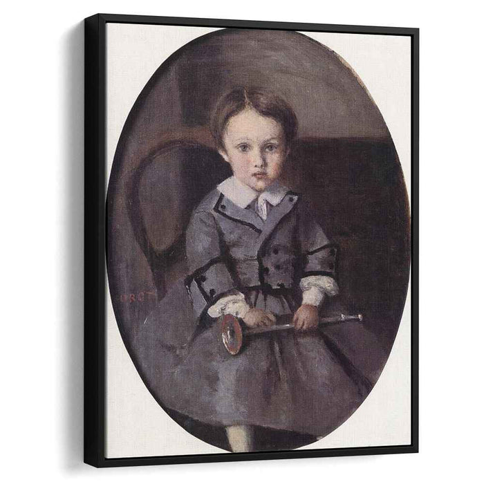 Maurice Robert as a Child (1857) by Camille Corot
