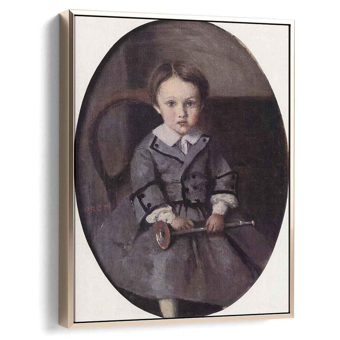 Maurice Robert as a Child (1857) by Camille Corot