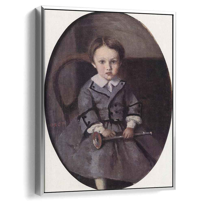 Maurice Robert as a Child (1857) by Camille Corot