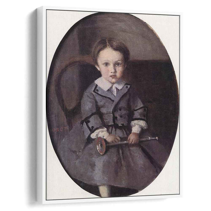 Maurice Robert as a Child (1857) by Camille Corot