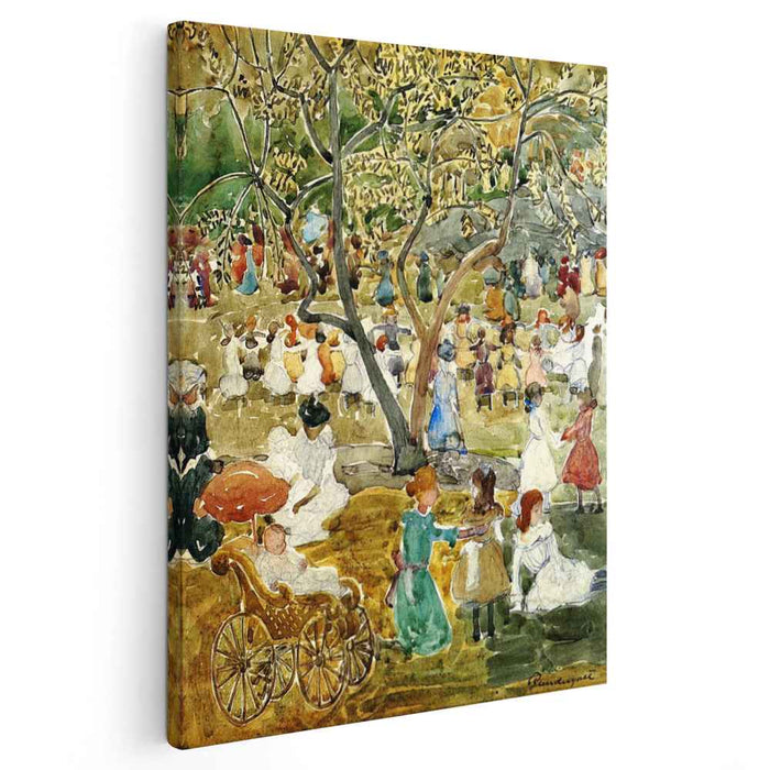 May Party (also known as May Day, Central Park) by Maurice Prendergast