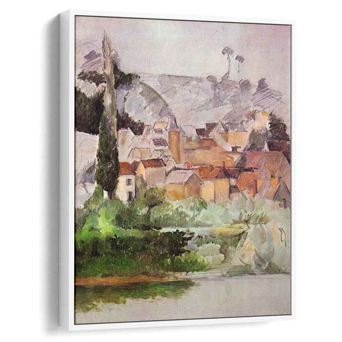 Medan Chateau and Village (1885) by Paul Cezanne