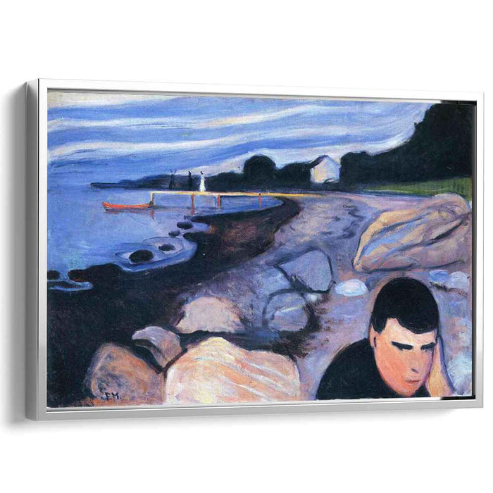 Posterlounge Il bacio, 1897 Stampa su tela di Edvard Munch 30 x 40 cm Quadri Decorazione per pareti Posterlounge Il bacio, 1897 Stampa su tela di Edvard Munch 30 x 40 cm Quadri Decorazione per pareti