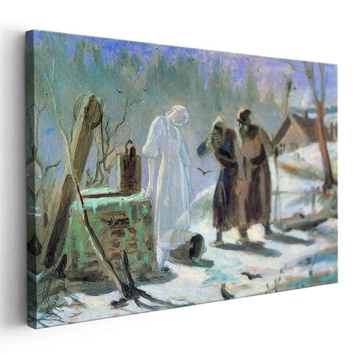 Melting Snow Maiden. Sketch by Vasily Perov