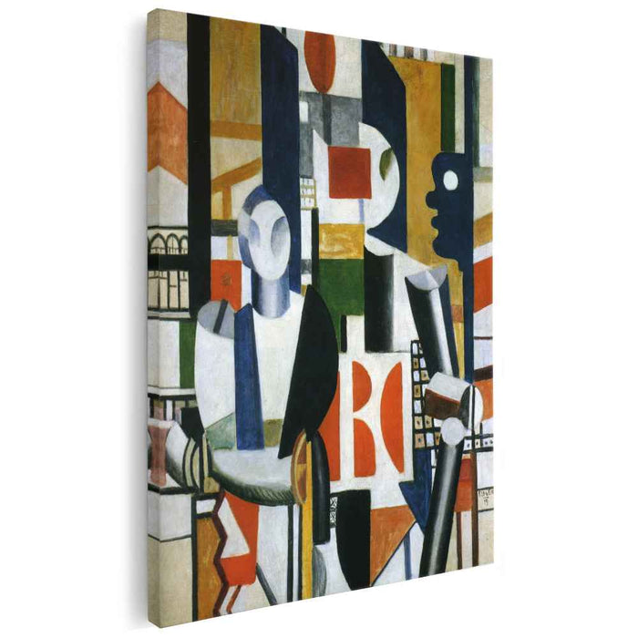 Men in the city (1919) by Fernand Leger