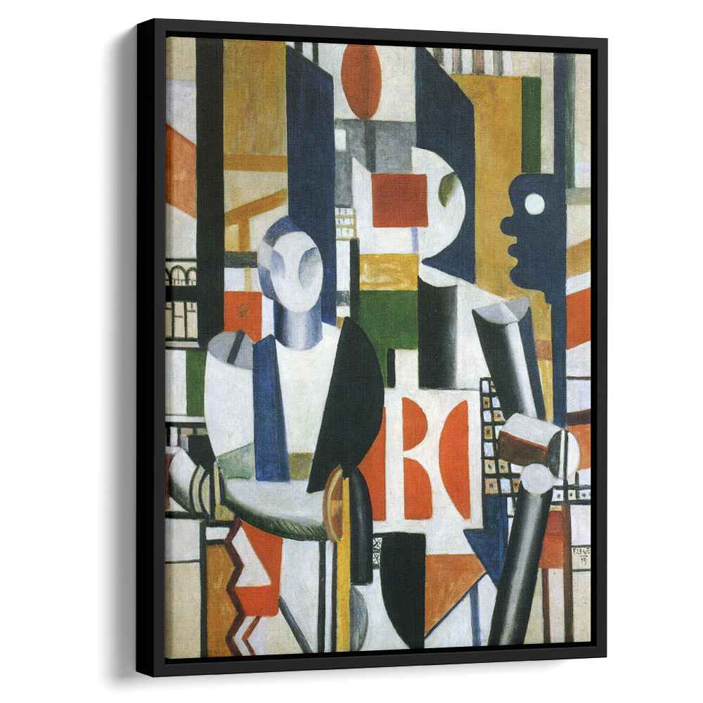 Men in the city (1919) by Fernand Leger - Canvas Artwork — Kanvah