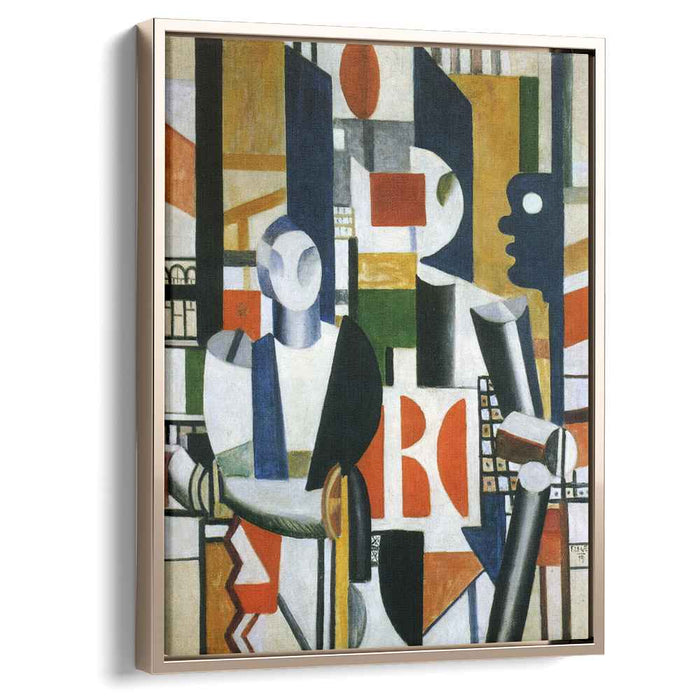 Men in the city (1919) by Fernand Leger