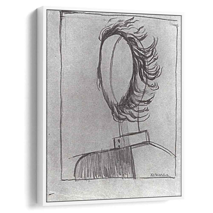 Men's head by Kazimir Malevich