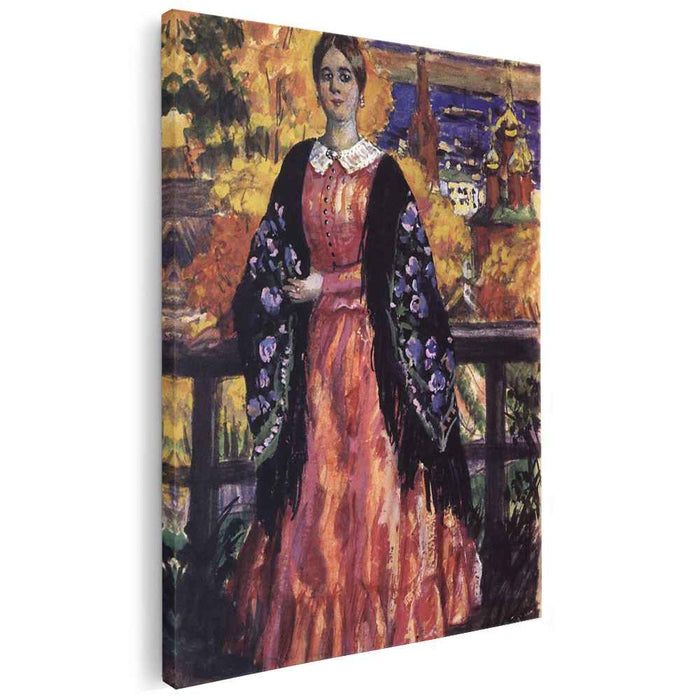 Merchant's Wife (1915) by Boris Kustodiev