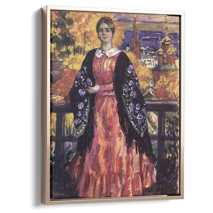 Merchant's Wife (1915) by Boris Kustodiev