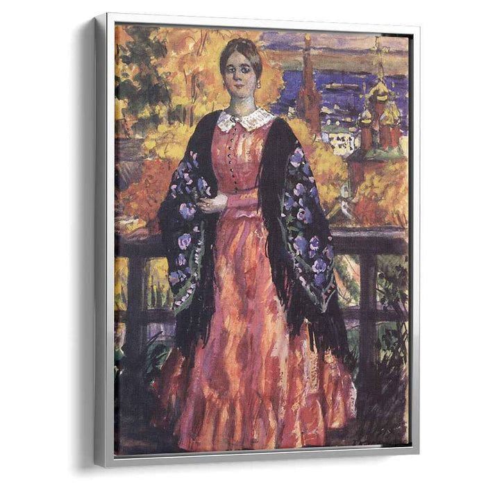 Merchant's Wife (1915) by Boris Kustodiev