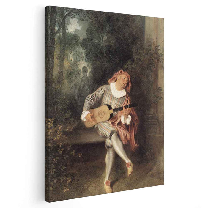 Mezzetin (1719) by Antoine Watteau