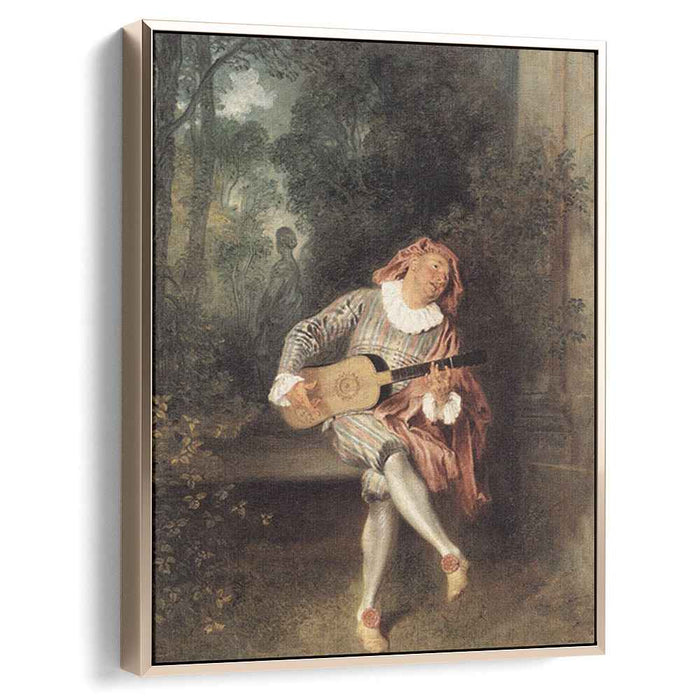 Mezzetin (1719) by Antoine Watteau