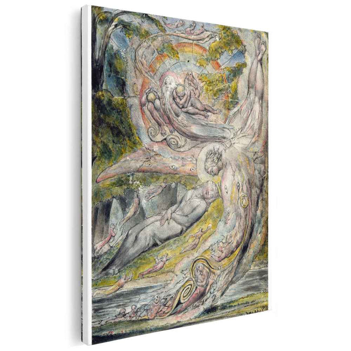 Milton`s Mysterious Dream (1820) by William Blake